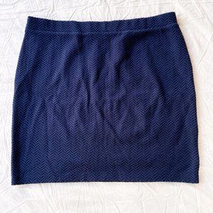 Ann Taylor Loft Blue cotton skirt XL